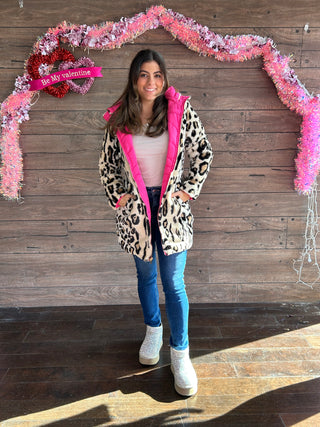 Reversible Luxe Puffer Pink
