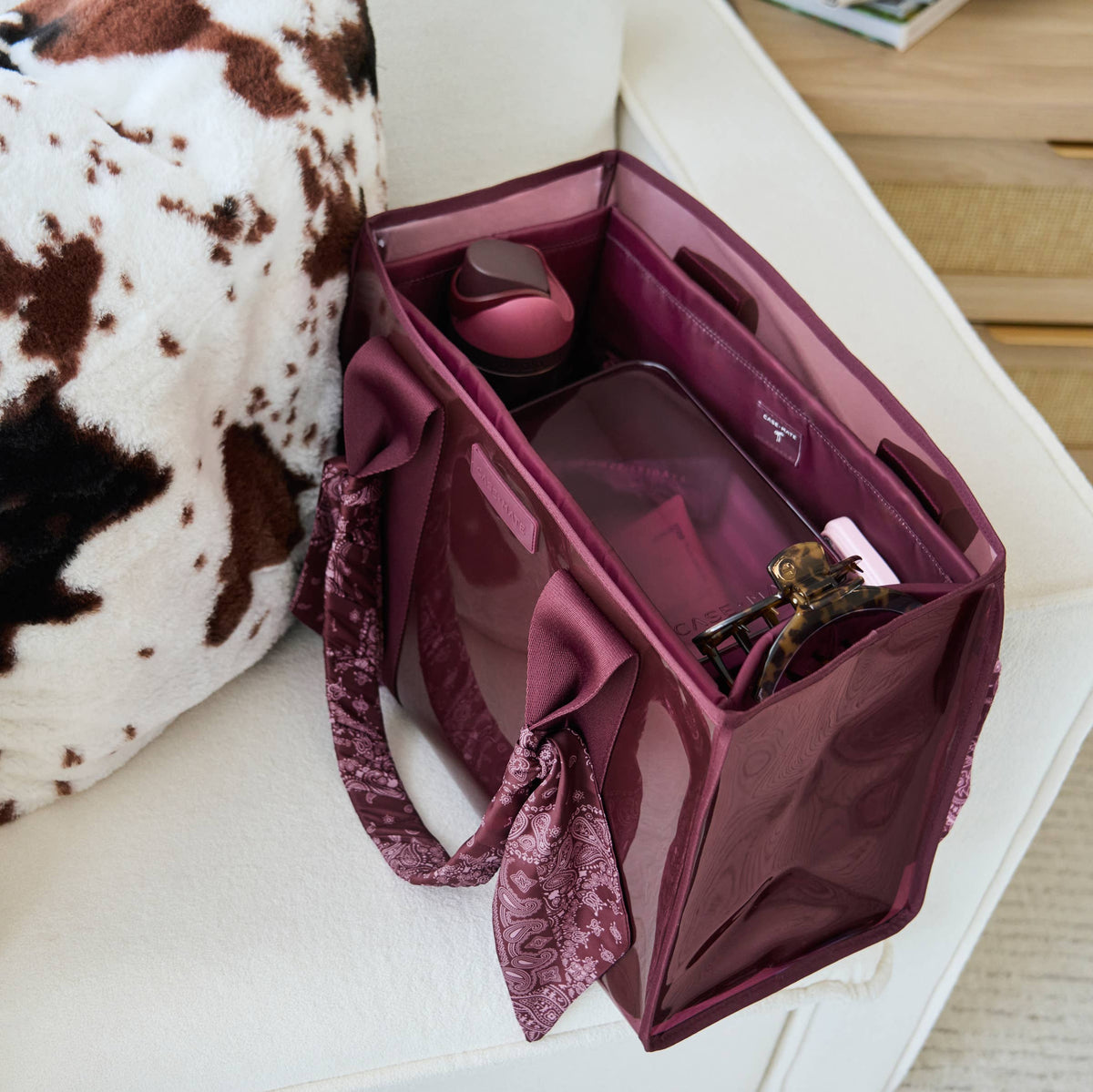 Jelly Tote Organizer Mulberry