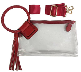 Clear Cuff Wristlet Clutch