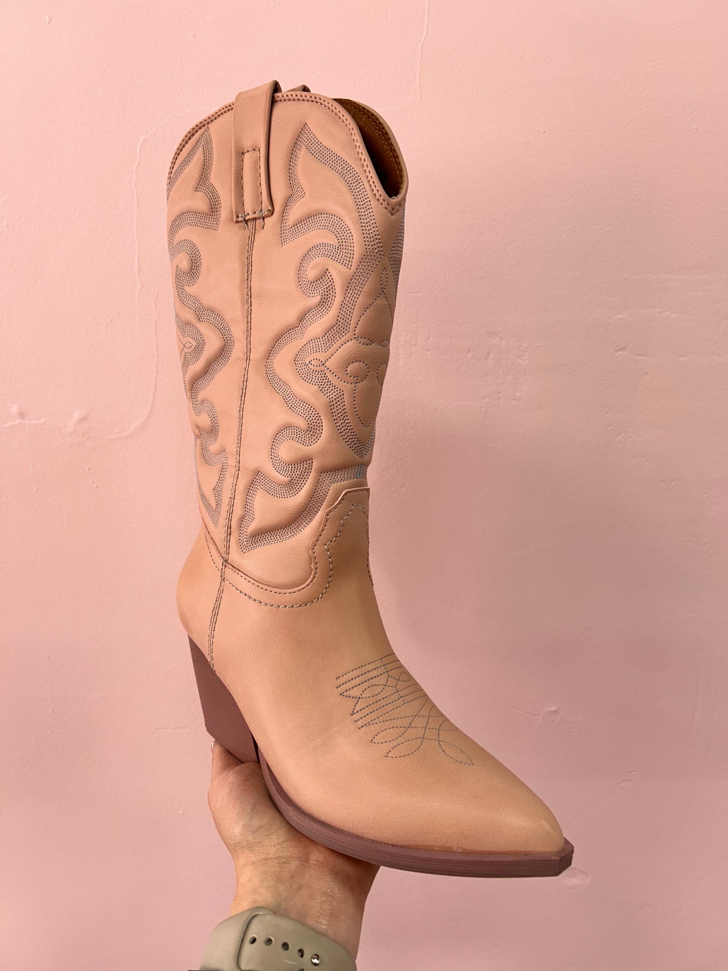 Blush Belle Western Boot
