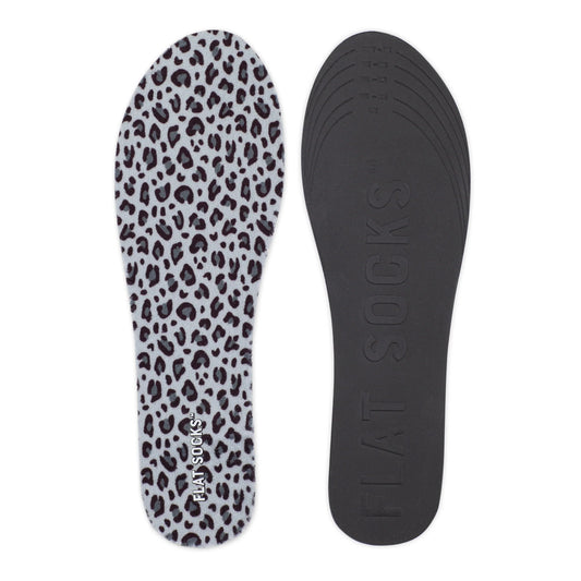 Flat Socks Snow Leopard
