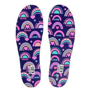 Flat Socks Kids Rainbow
