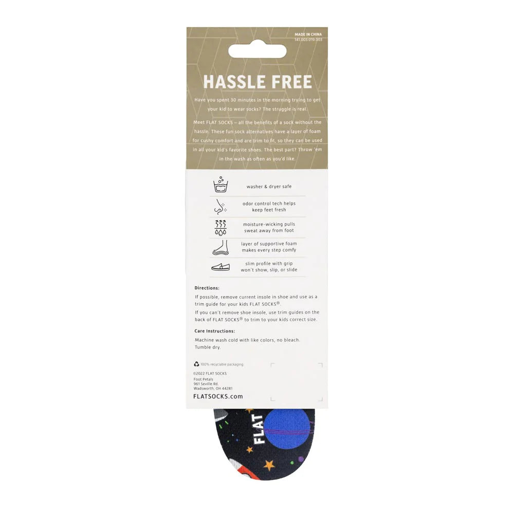 Flat Socks Kids Outerspace