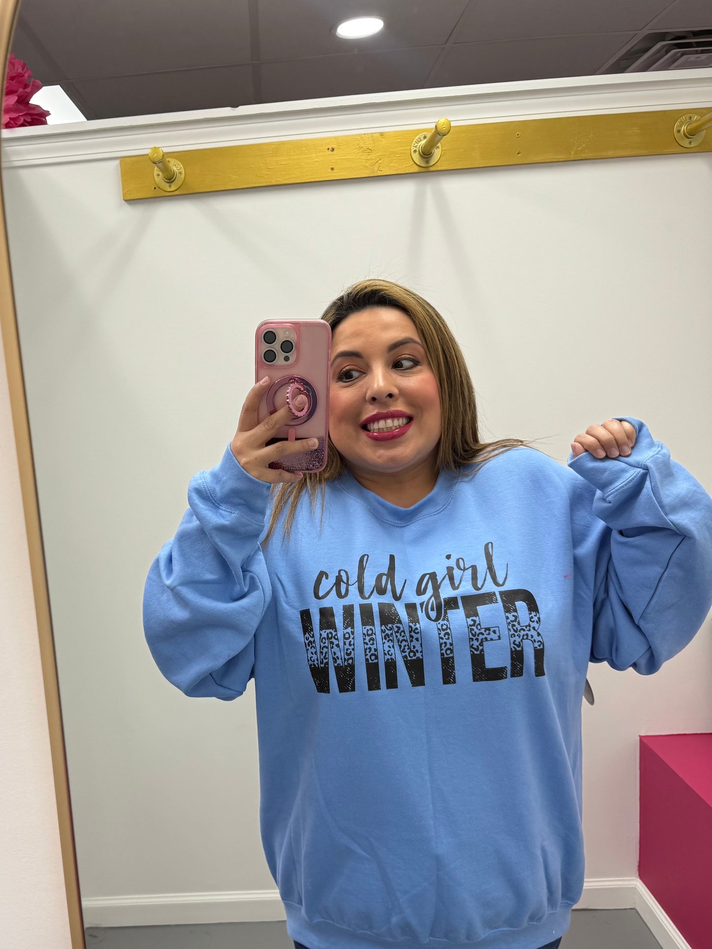 Cold Girl Winter Sweatshirt