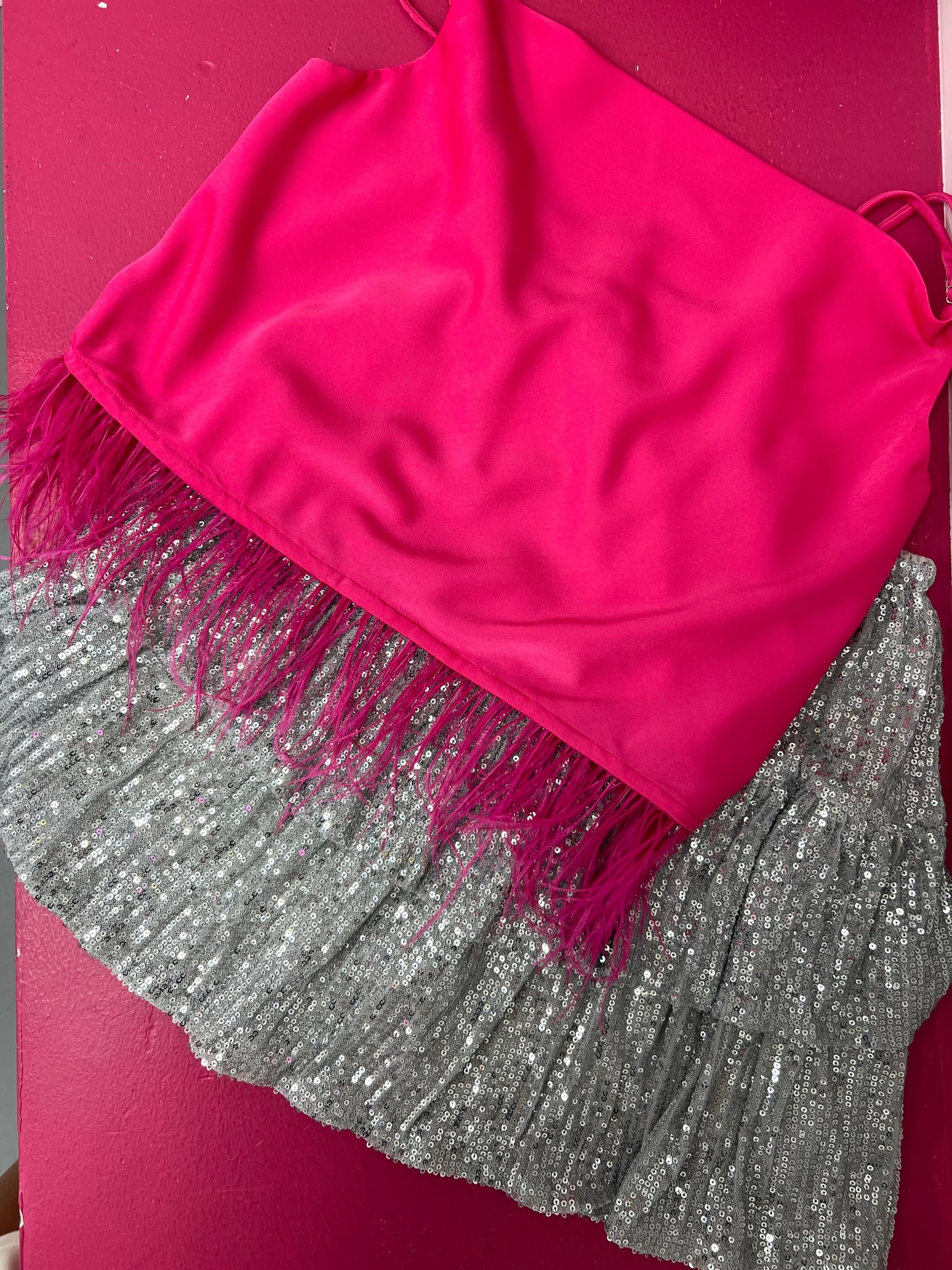 Feather Cami Pink