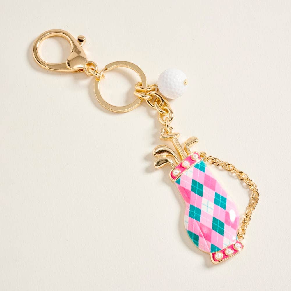 Golf Bag Bag Charm