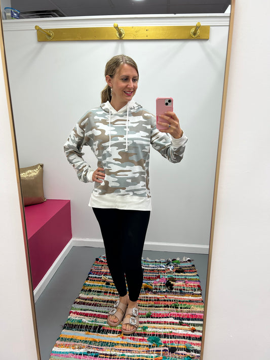 Camo Hoodie Sweatshirt