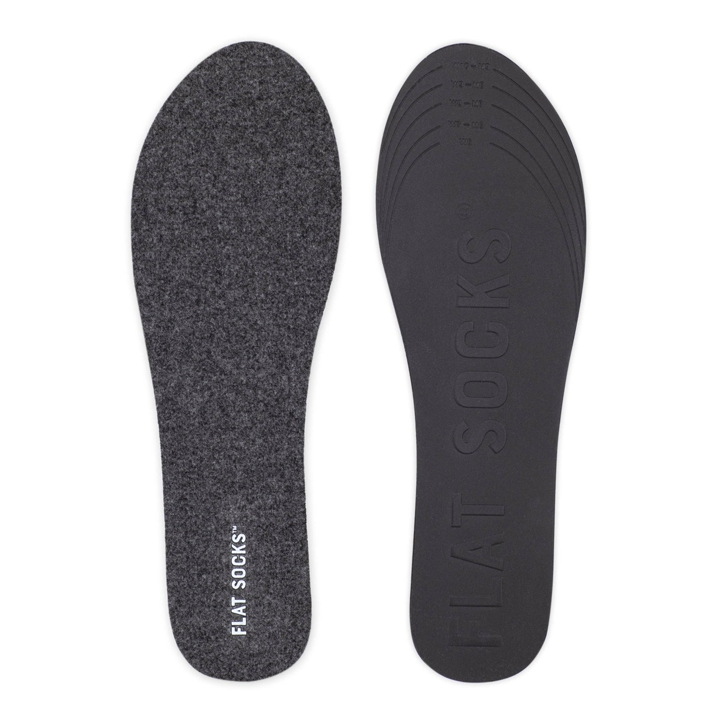 Flat Socks Dark Gray