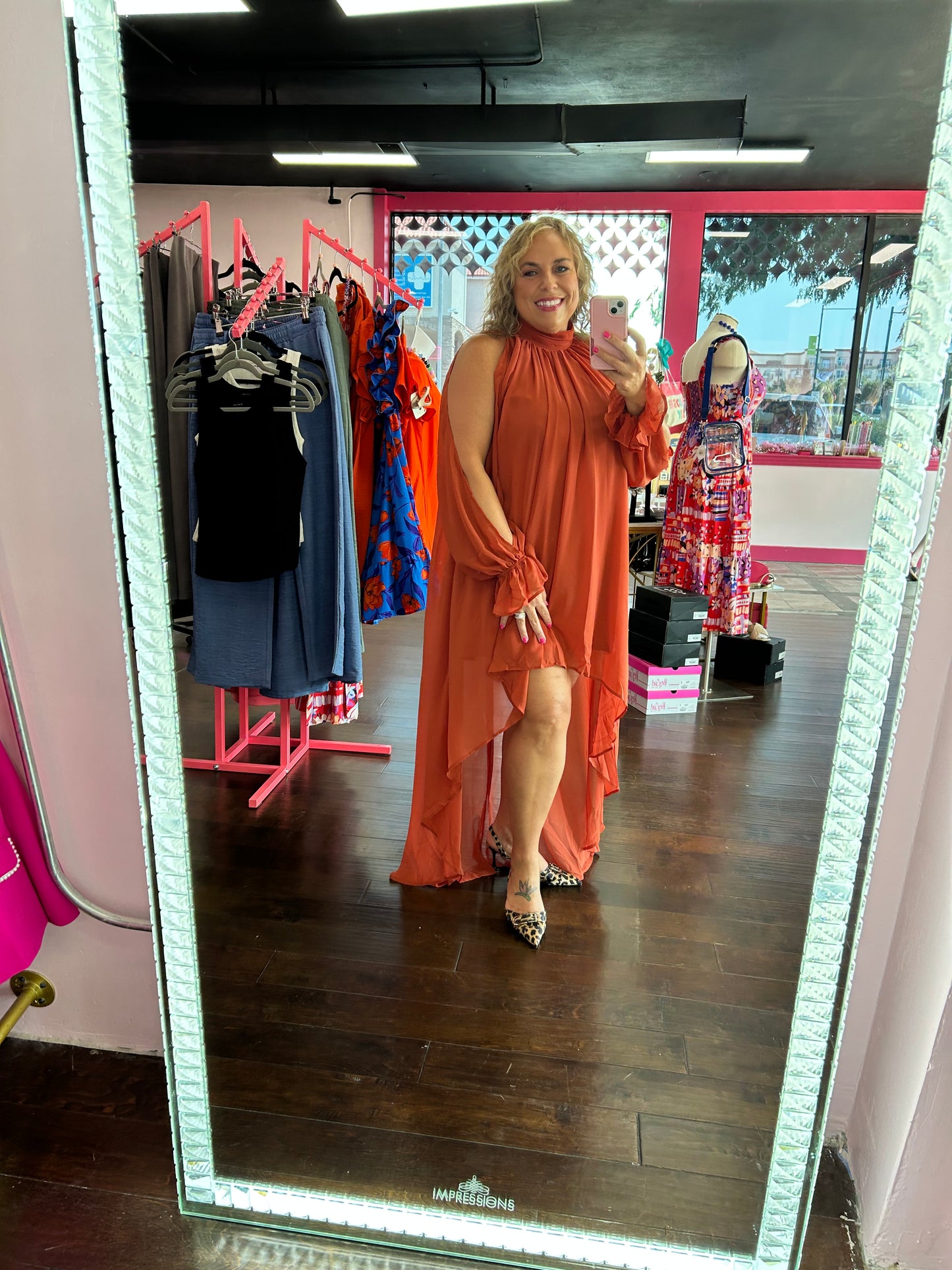 Harvest Moon Hi-Low Dress