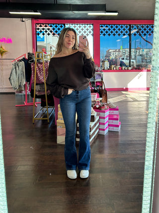 Off The Shoulder Sweatshirt