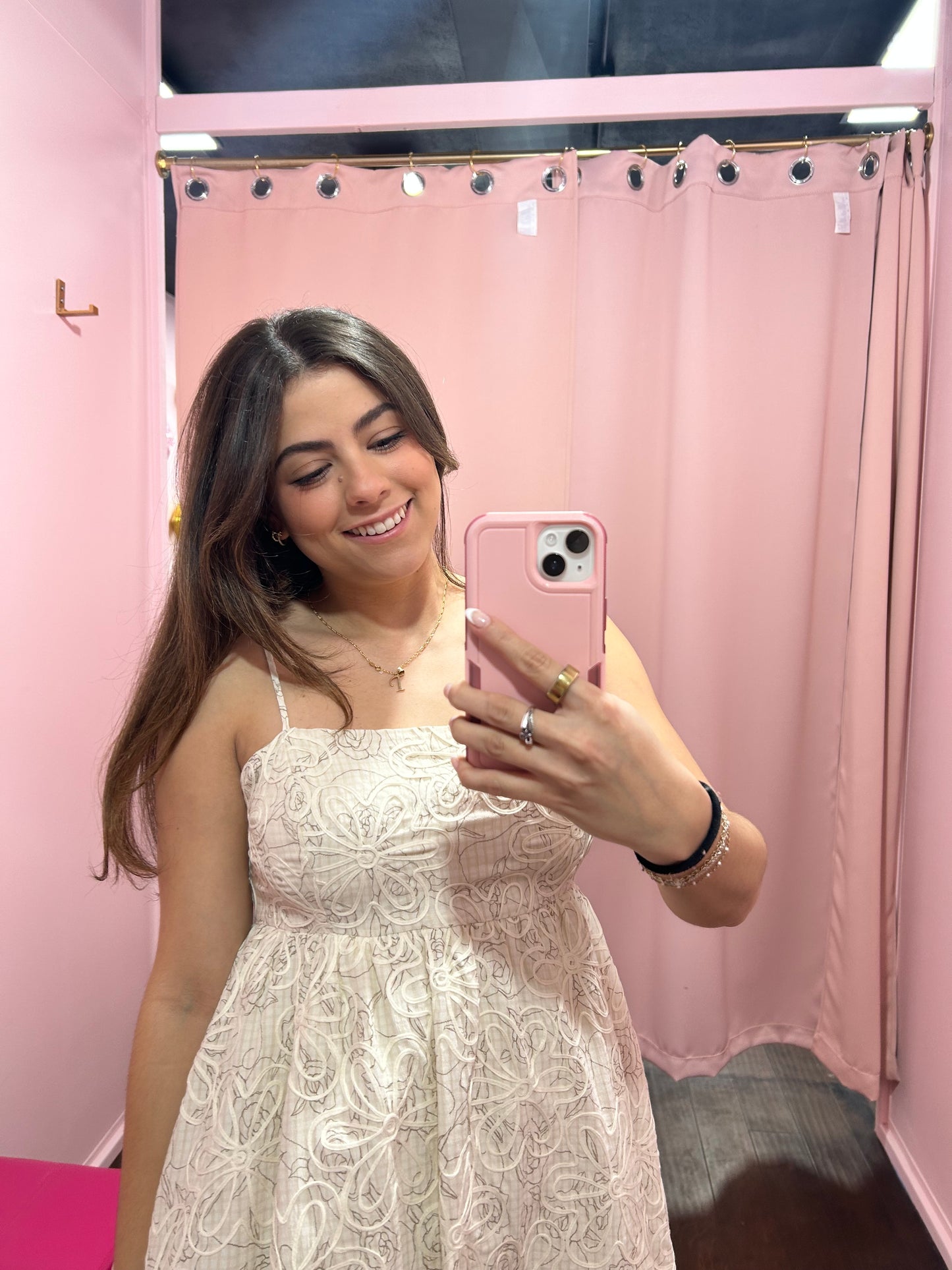 Buttercream Bloom Mini Dress