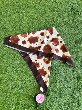 Brown Cow Bandana Scarf