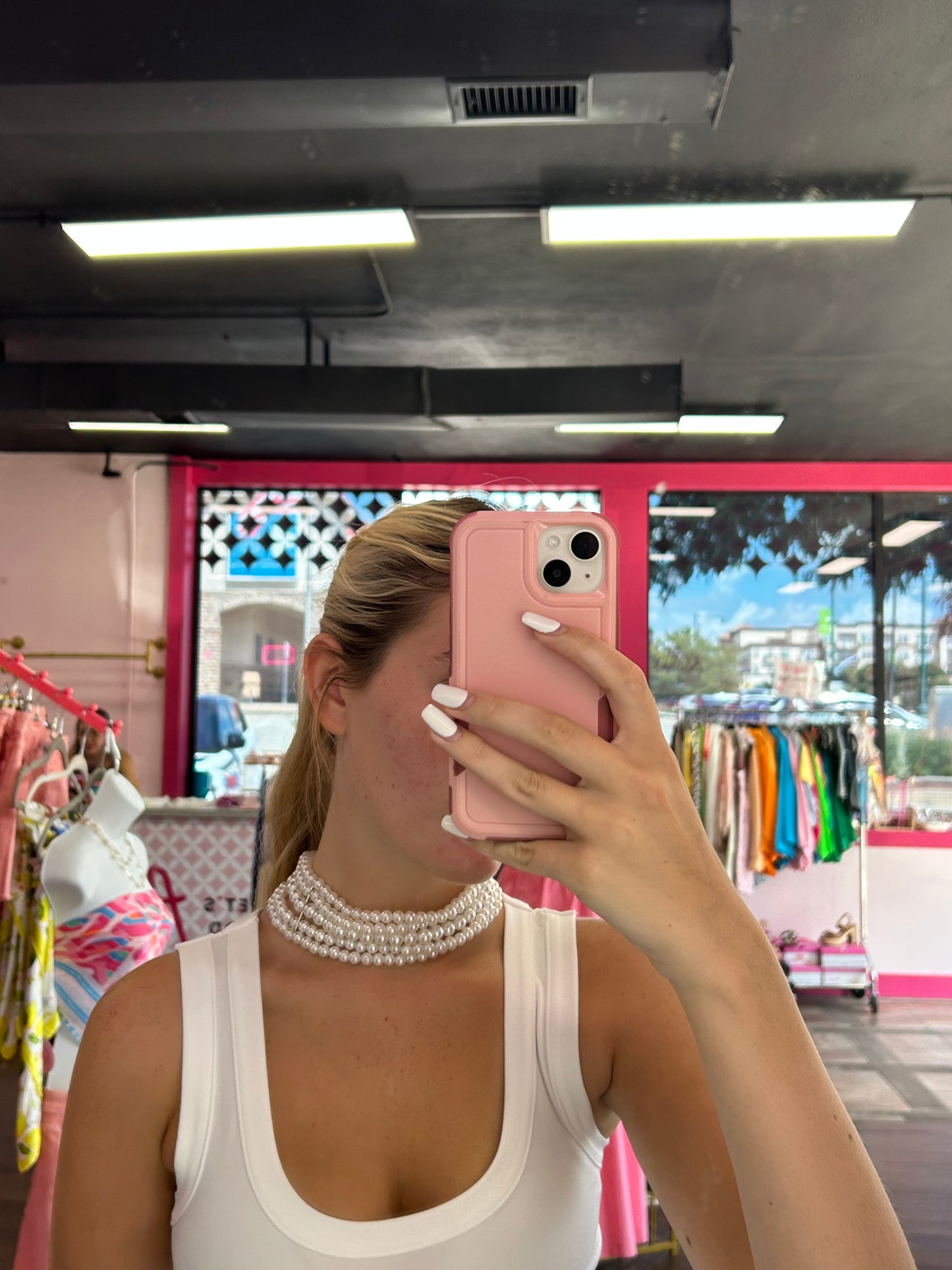 Pearl Layered Choker