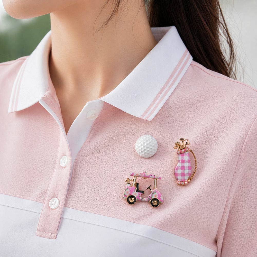 3PCS Golf Pin Brooch Set