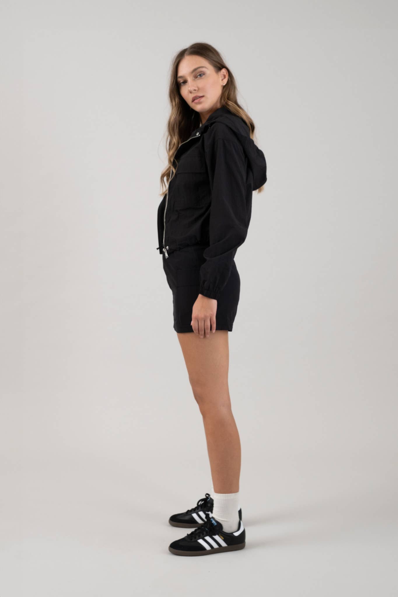 City Breeze Cropped Windbreaker