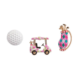 3PCS Golf Pin Brooch Set