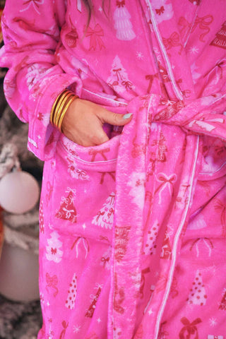 Pinkmas Morning Lounge Robe