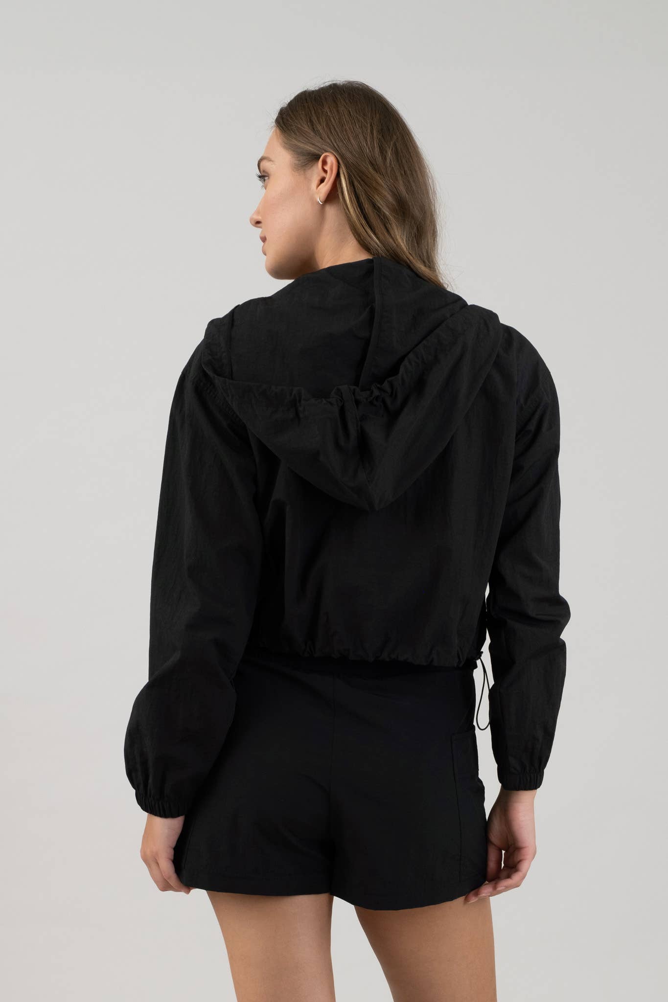 City Breeze Cropped Windbreaker