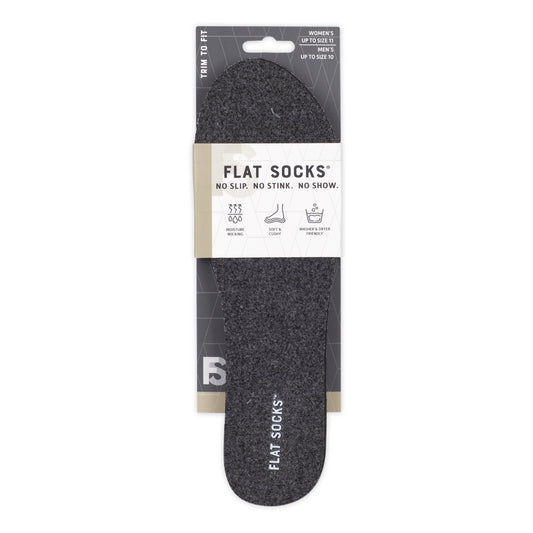 Flat Socks Dark Gray