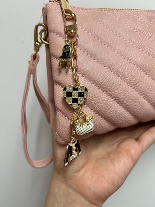 Bag Charms Black White