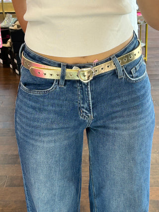 Heart Buckle Belt