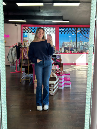 Off The Shoulder Sweatshirt