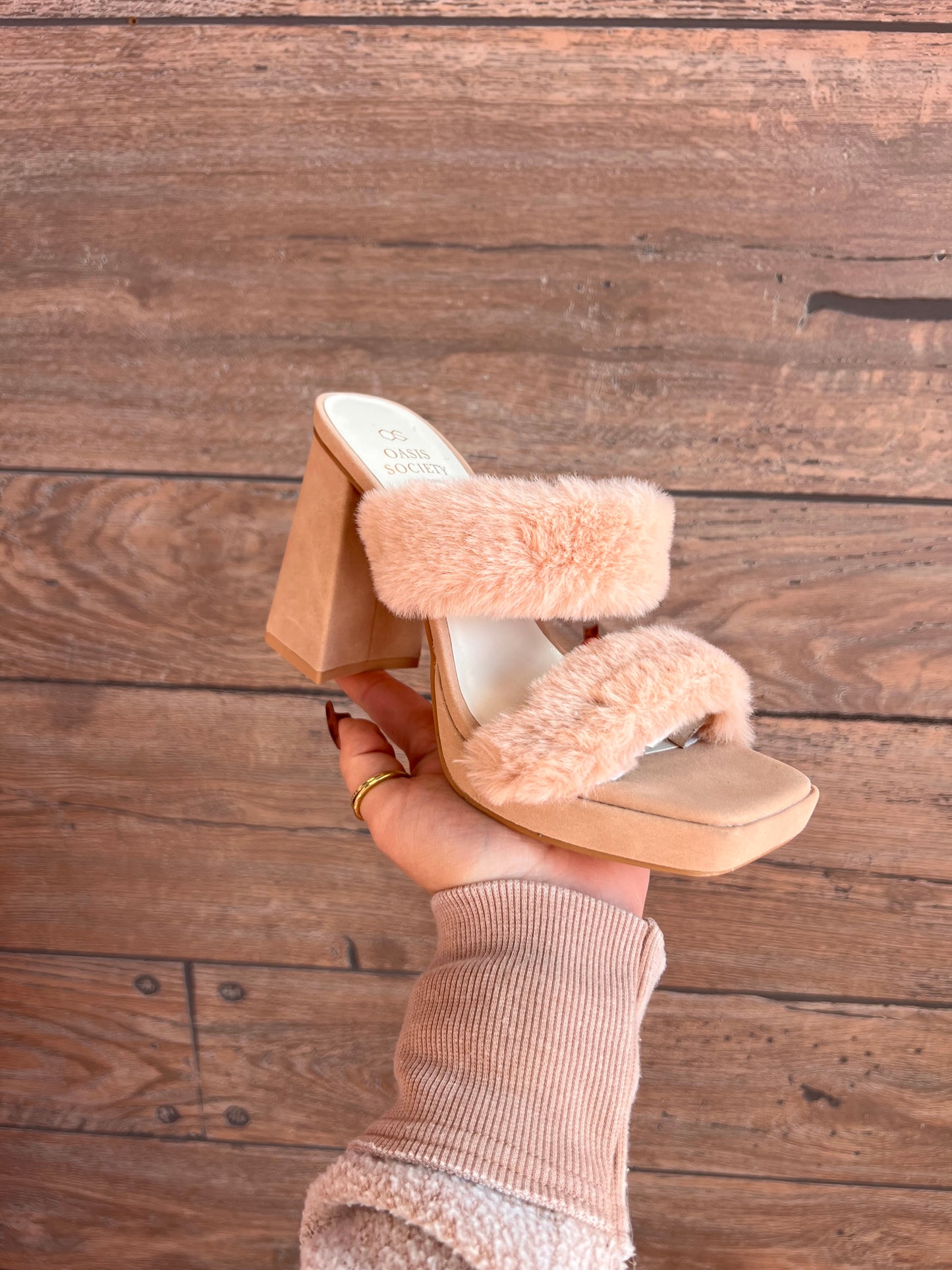 Fuzzy Platform Party Heel