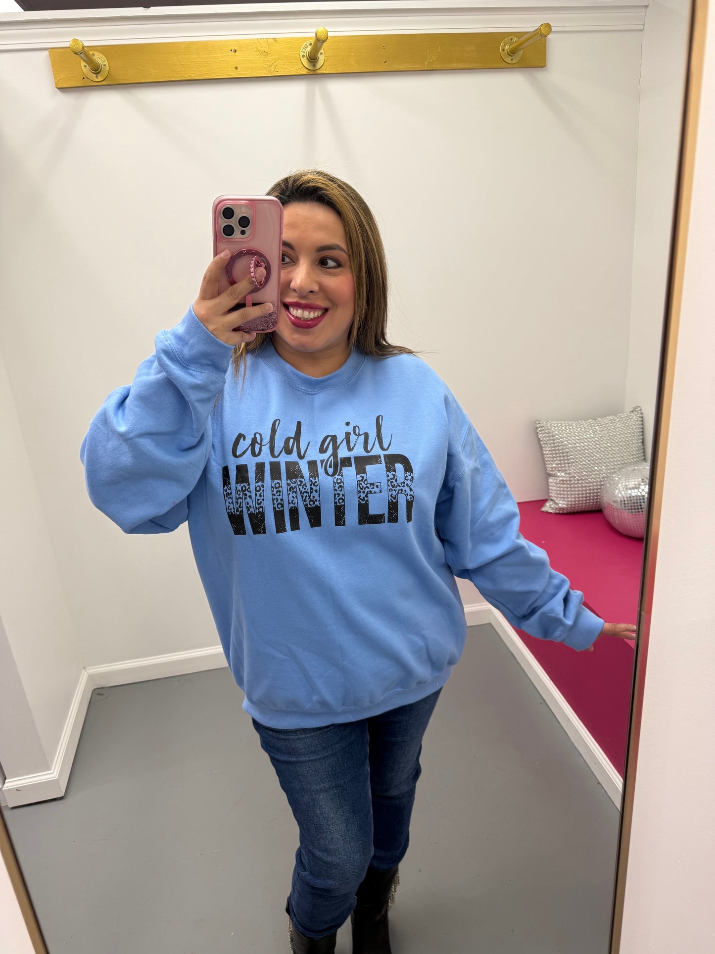 Cold Girl Winter Sweatshirt