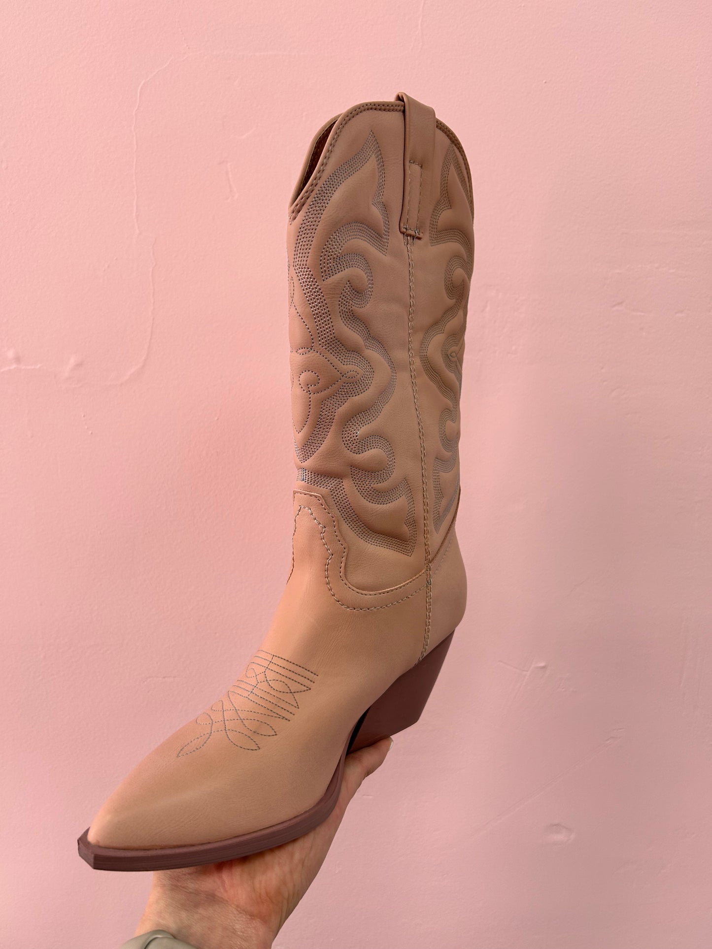 Blush Belle Western Boot
