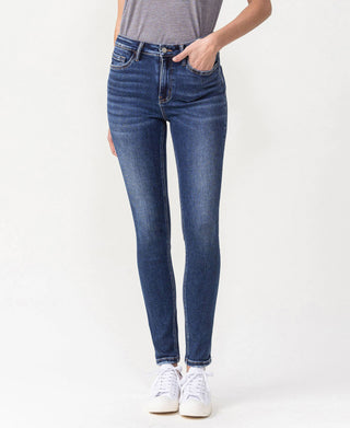 High Rise Ankle Skinny Jeans