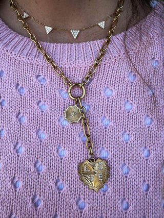 Corazon Charm Necklace