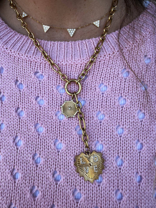 Corazon Charm Necklace
