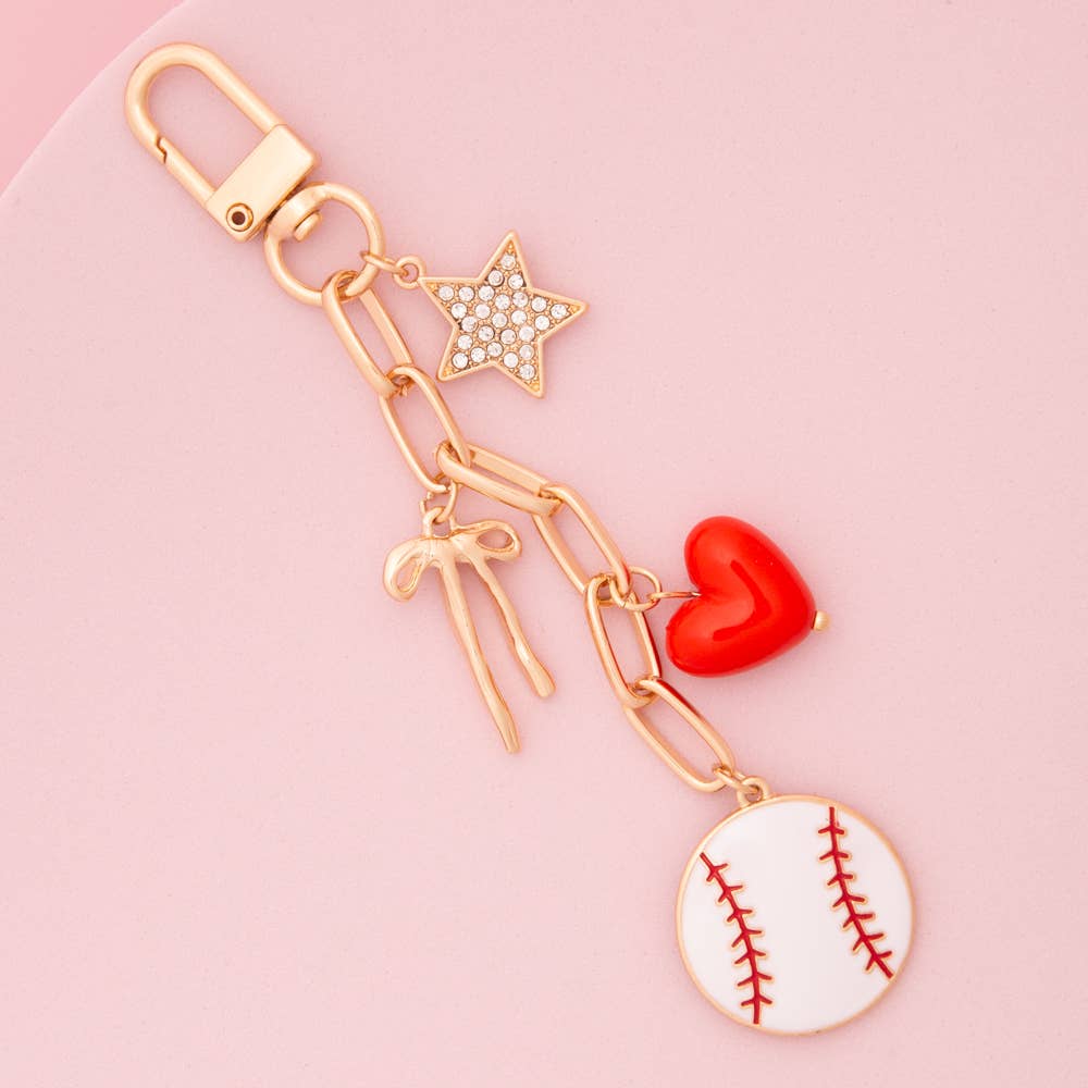 Bag Charms Baseball