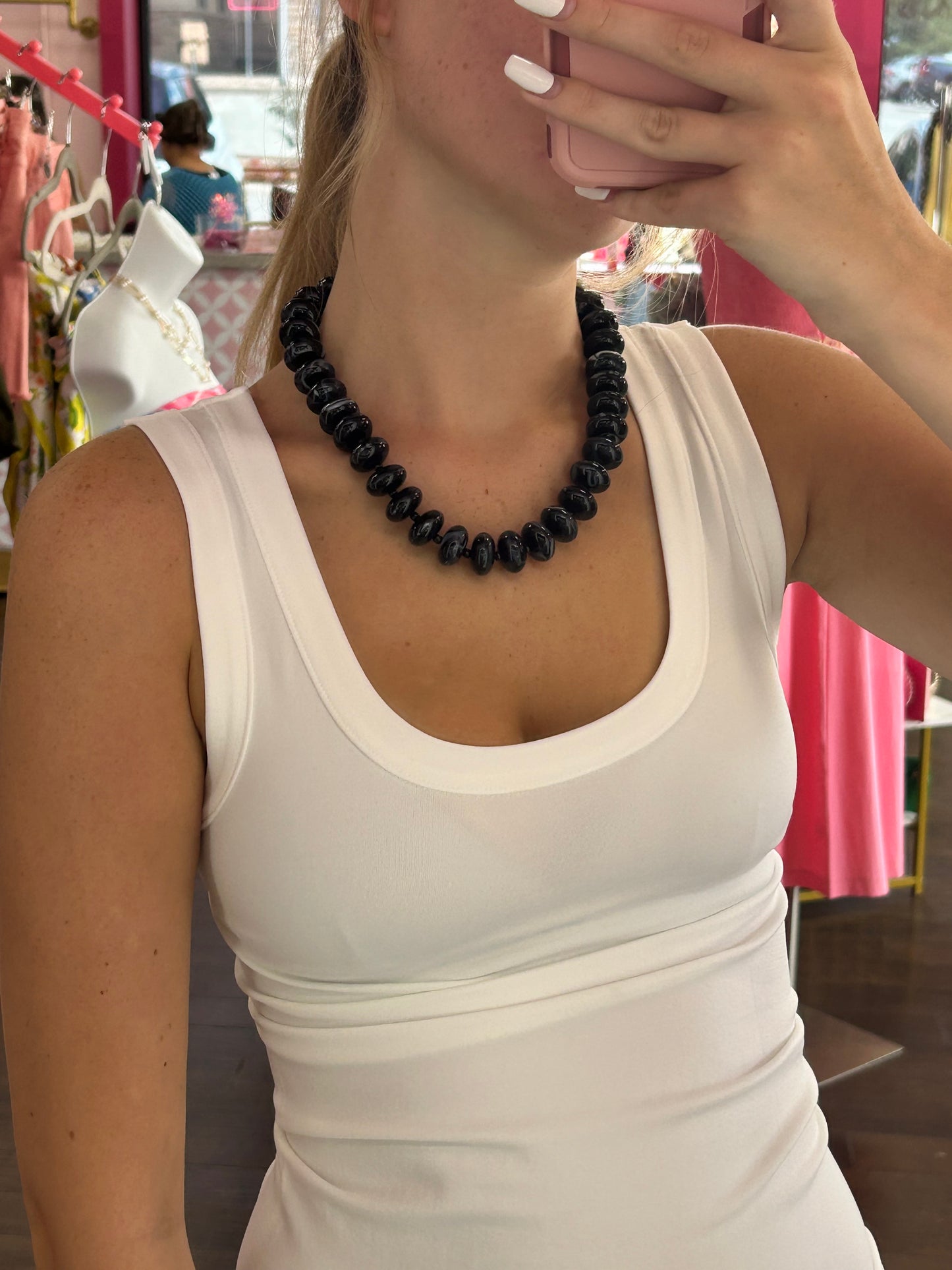 Pop of Color Beaded Necklace