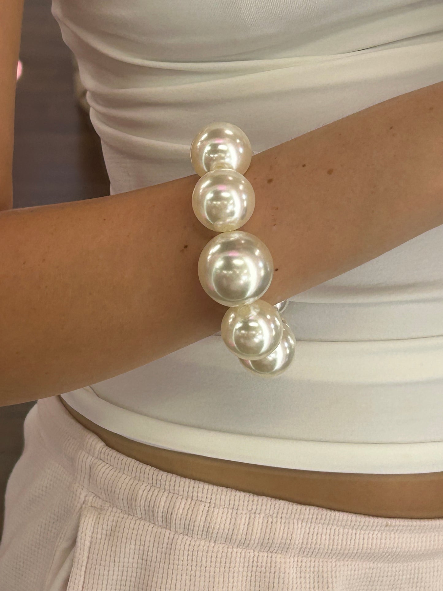 Pearl Statement Bracelet