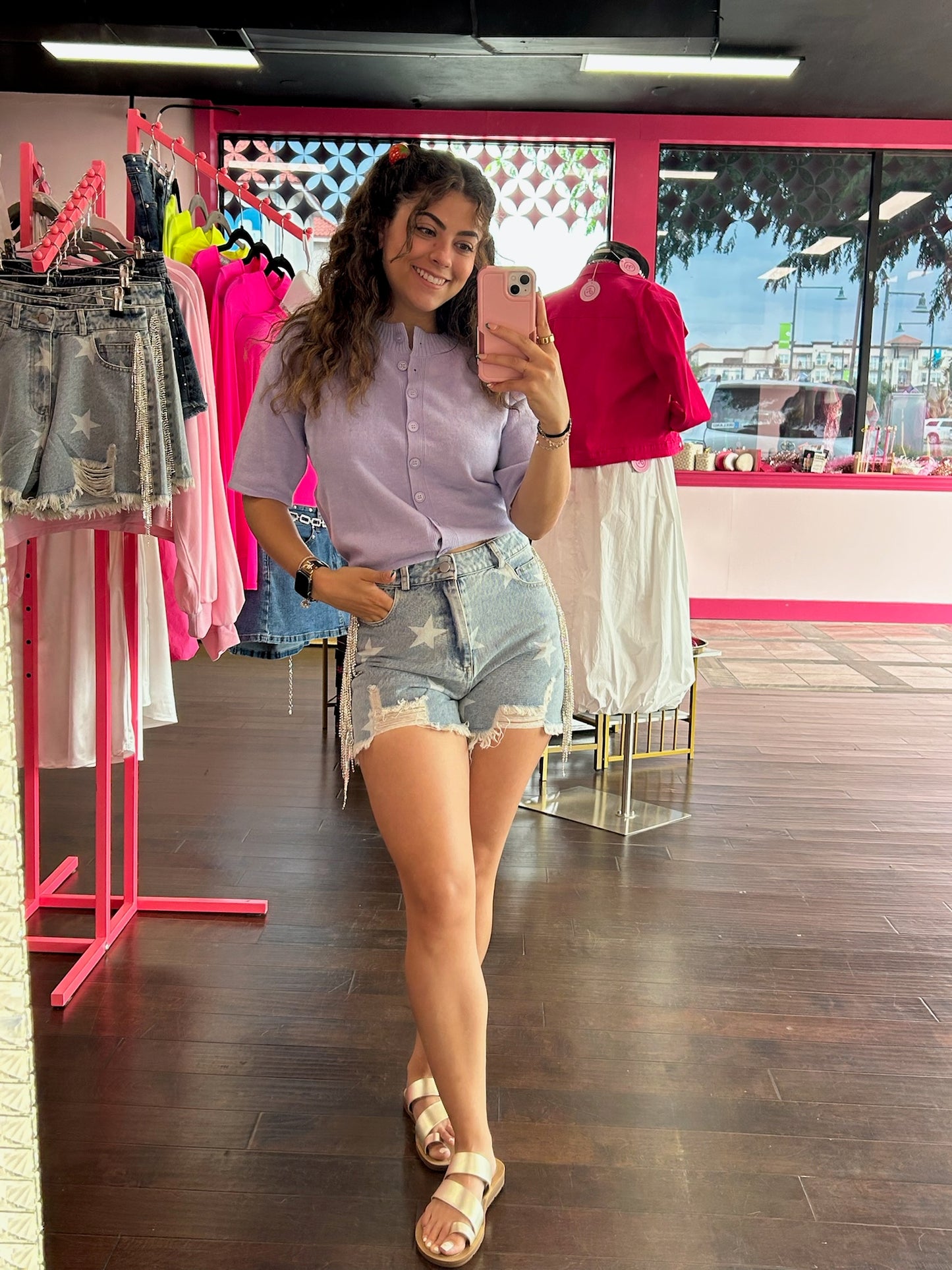 Lavender Knit Sweater