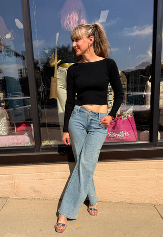 30" Starstruck Wide Leg Jeans