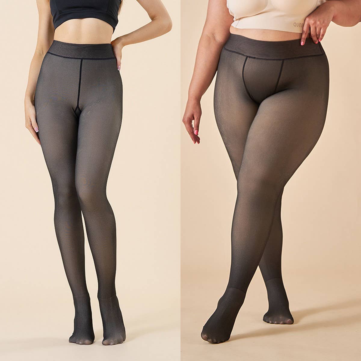 Tights Sheer Black One Size