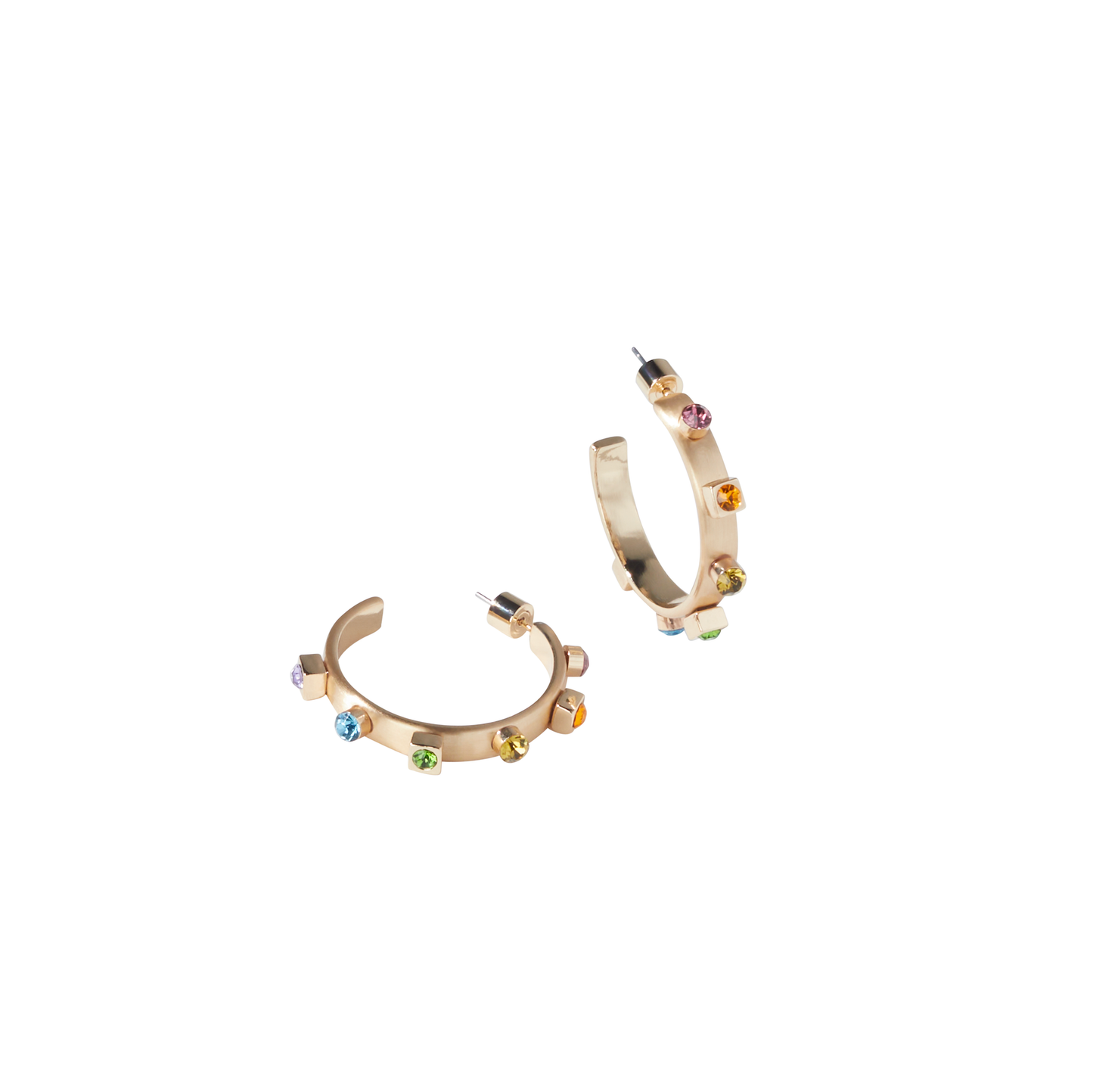 Gold Metal Hoop - Multicolor