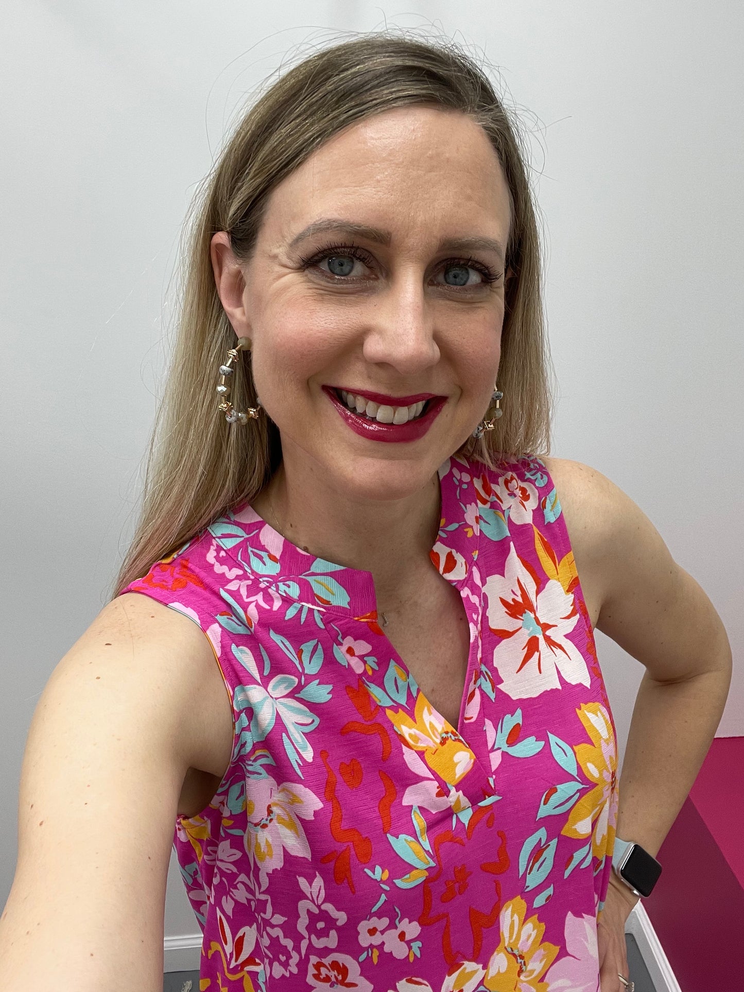Svlss Top Pink Floral