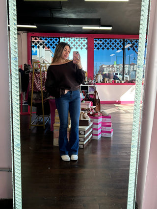 Off The Shoulder Sweatshirt