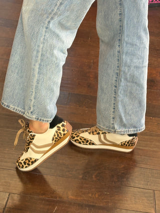 Leopard Combo Sneakers