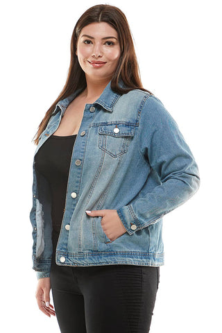 Curvy Denim Jacket
