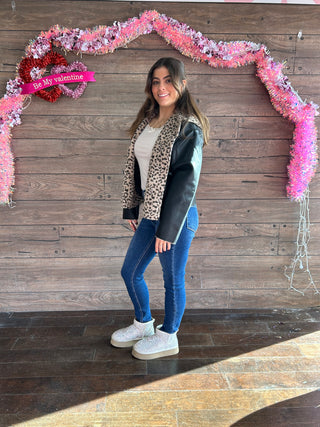 Reversible Luxe Leopard Jacket