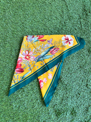 Floral Garden Bandana - Green