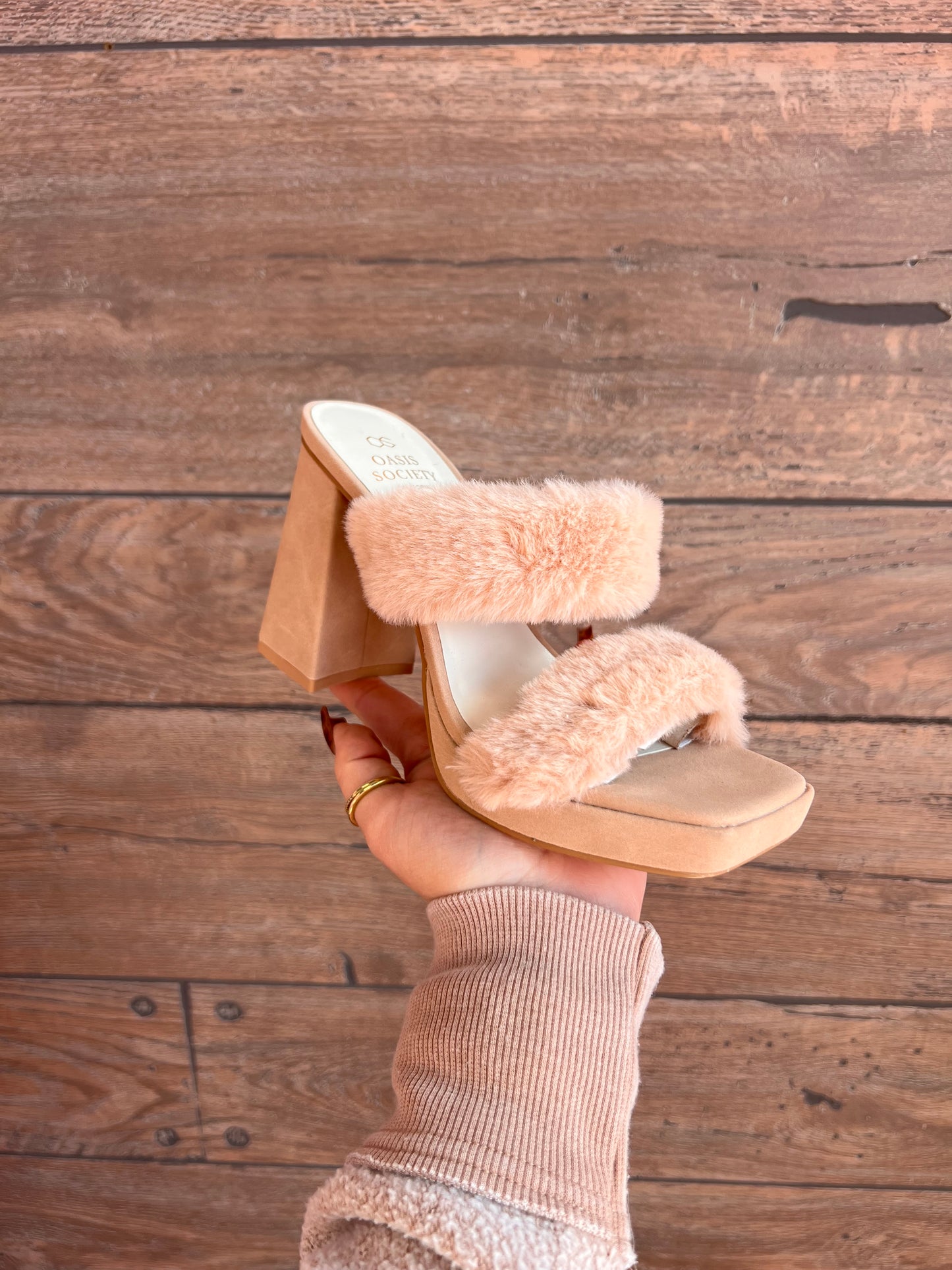 Fuzzy Platform Party Heel