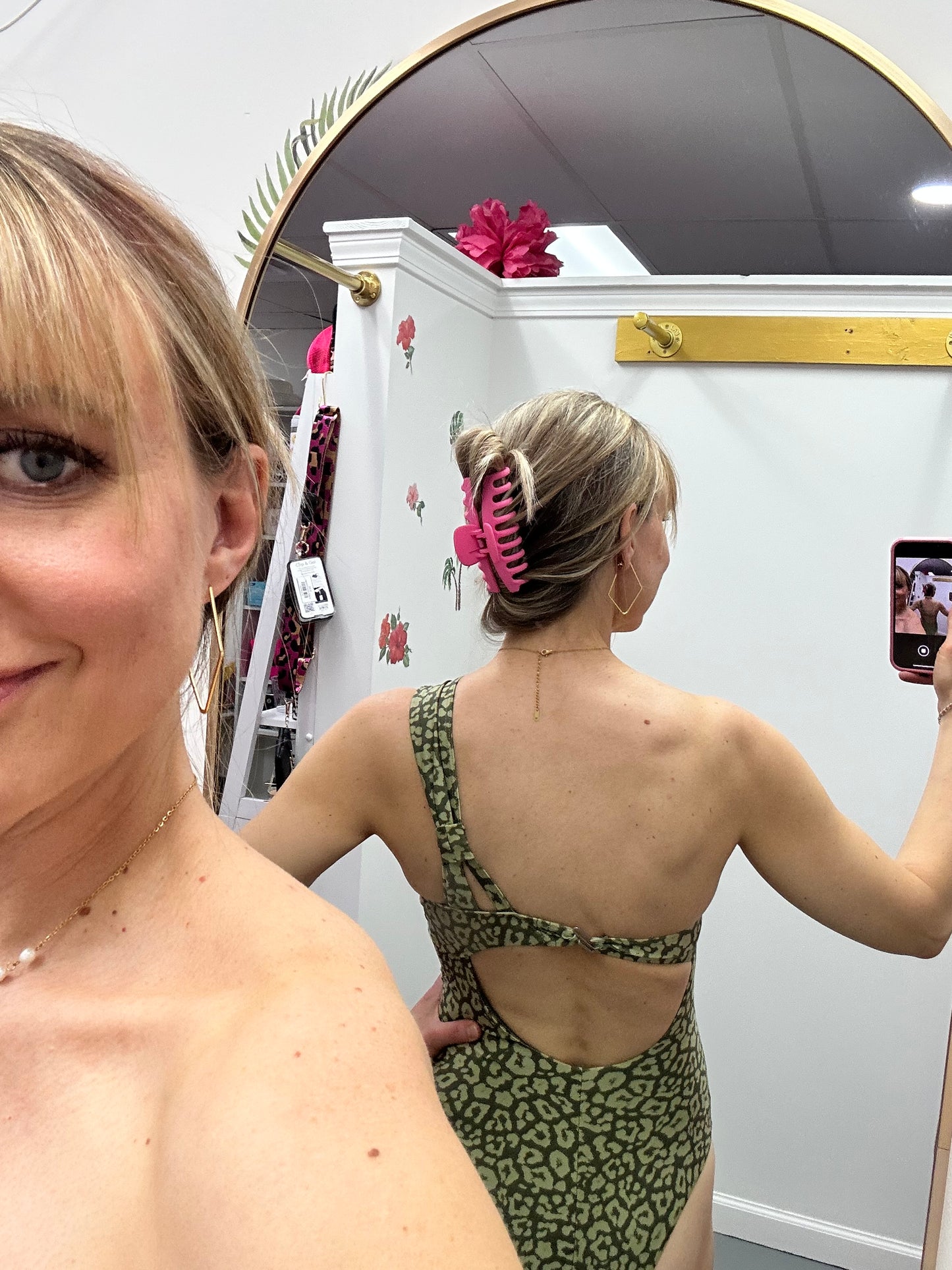 Swimsuit Green Leopard