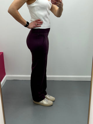 Straight Leg Butter Leggings Grape