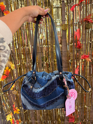Desert Stitch Shoulder Bag Denim