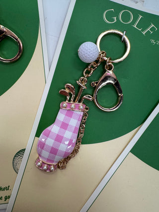 Golf Bag Bag Charm